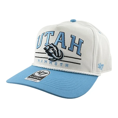 Utah Mammoth White and Blue '47 Adjustable Hitch Hat