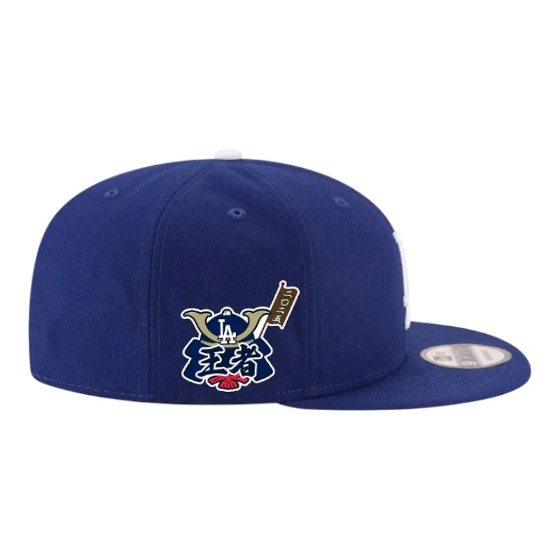 Los Angeles Dodgers Royal Blue World Series Champs Samurai Patch New Era 9FIFTY Snapback
