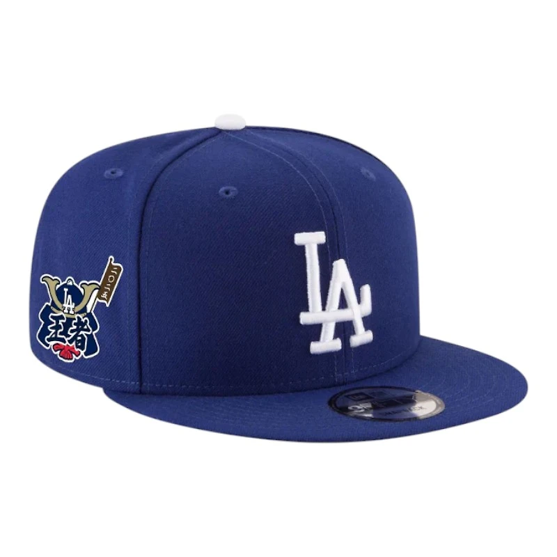Los Angeles Dodgers Royal Blue World Series Champs Samurai Patch New Era 9FIFTY Snapback
