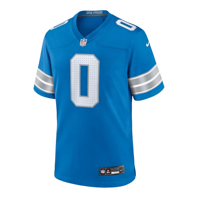 Detroit Lions Jahmyr Gibbs Blue Nike Game Jersey