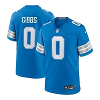 Detroit Lions Jahmyr Gibbs Blue Nike Game Jersey