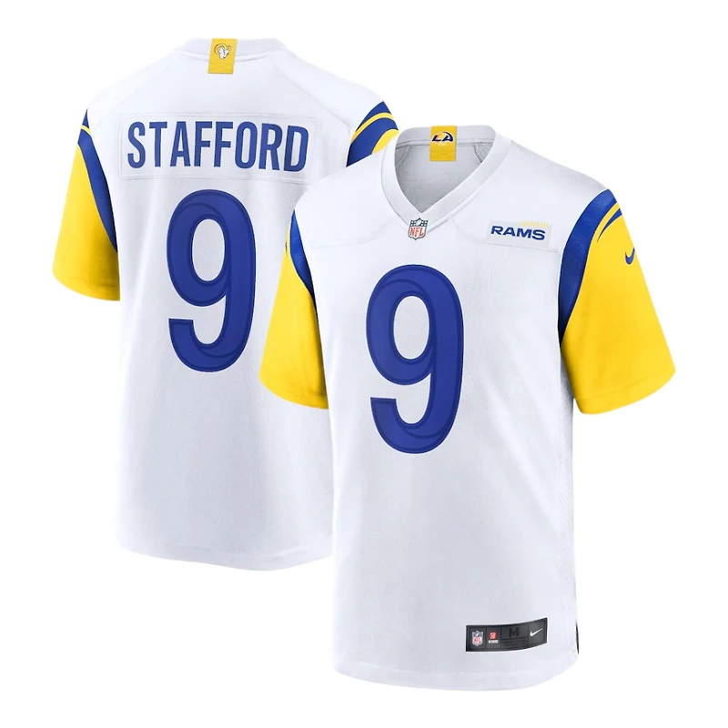 Los Angeles Rams Matthew Stafford White Nike Game Jersey