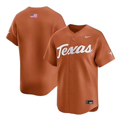 Texas Longhorns Burnt Orange Nike Full-Button Replica Jersey