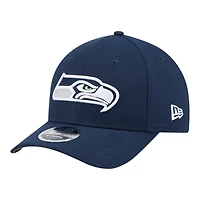 Youth Seattle Seahawks Navy New Era 9FORTY M-Crown Adjustable Hat
