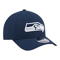 Youth Seattle Seahawks Navy New Era 9FORTY M-Crown Adjustable Hat