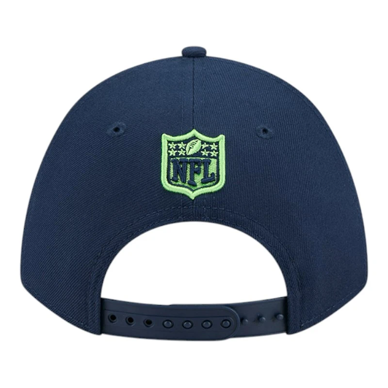 Youth Seattle Seahawks Navy New Era 9FORTY M-Crown Adjustable Hat