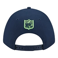 Youth Seattle Seahawks Navy New Era 9FORTY M-Crown Adjustable Hat