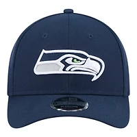 Youth Seattle Seahawks Navy New Era 9FORTY M-Crown Adjustable Hat