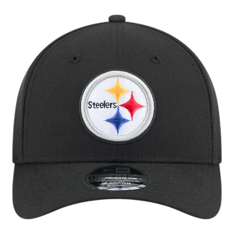 Youth Pittsburgh Steelers Black New Era 9FORTY M-Crown Adjustable Hat