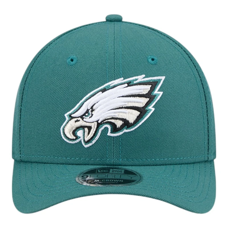 Youth Philadelphia Eagles Midnight Green New Era 9FORTY M-Crown Adjustable Hat