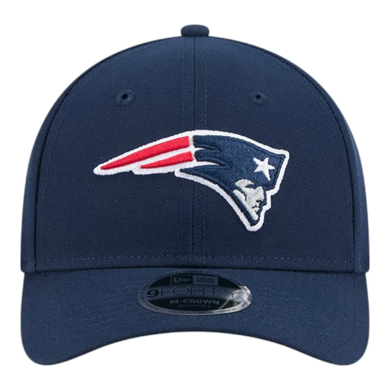 Youth New England Patriots Navy New Era 9FORTY M-Crown Adjustable Hat