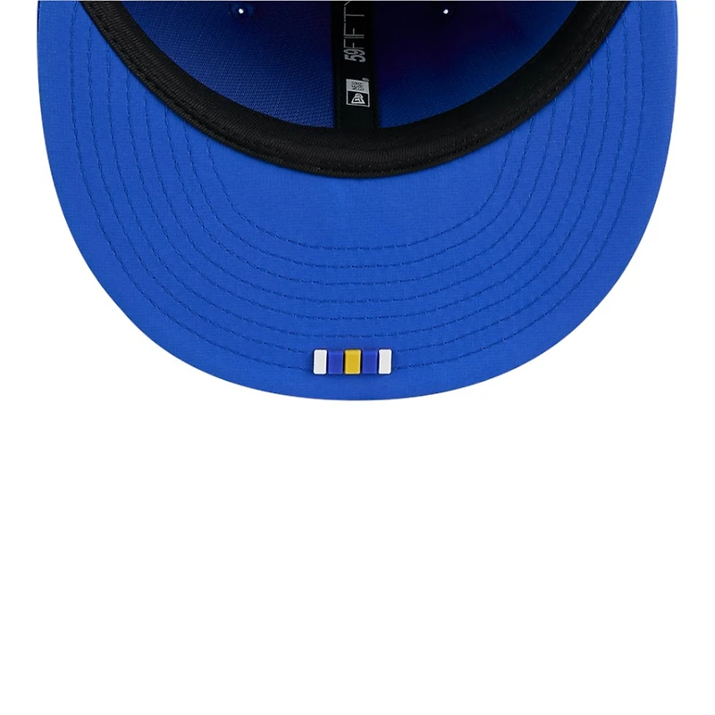 Los Angeles Rams Royal Blue 2025 NFL Sideline New Era 59FIFTY Fitted Hat