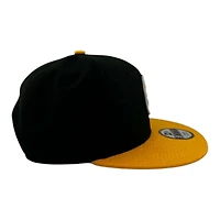 Youth Pittsburgh Steelers Black and Yellow Basic New Era 9FIFTY Snapback Hat