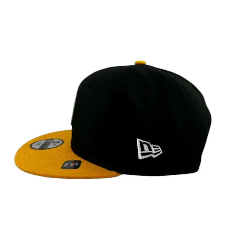Youth Pittsburgh Steelers Black and Yellow Basic New Era 9FIFTY Snapback Hat