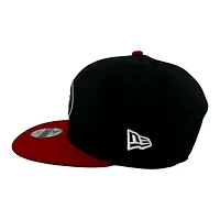 Youth San Francisco 49ers Black and Red Basic New Era 9FIFTY Snapback Hat