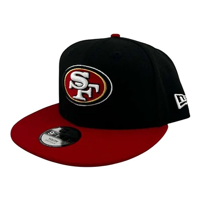 Youth San Francisco 49ers Black and Red Basic New Era 9FIFTY Snapback Hat