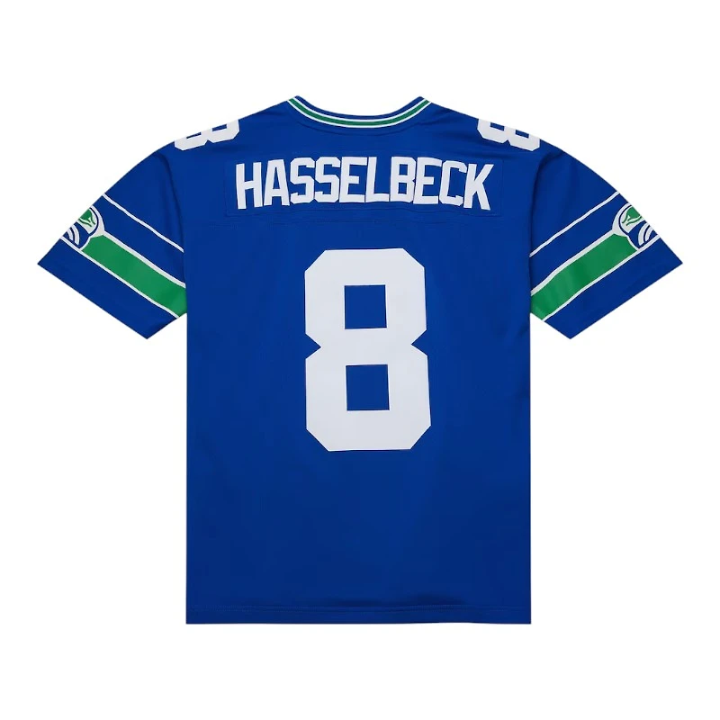 Seattle Seahawks Matt Hasselbeck Royal Blue 2001 Mitchell & Ness Legacy NFL Jersey