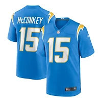 Los Angeles Chargers Ladd McConkey Power Blue Nike Team Game Jersey