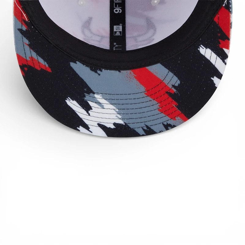 Chicago Bulls White Paint Splatter Rope New Era 9FIFTY Snapback