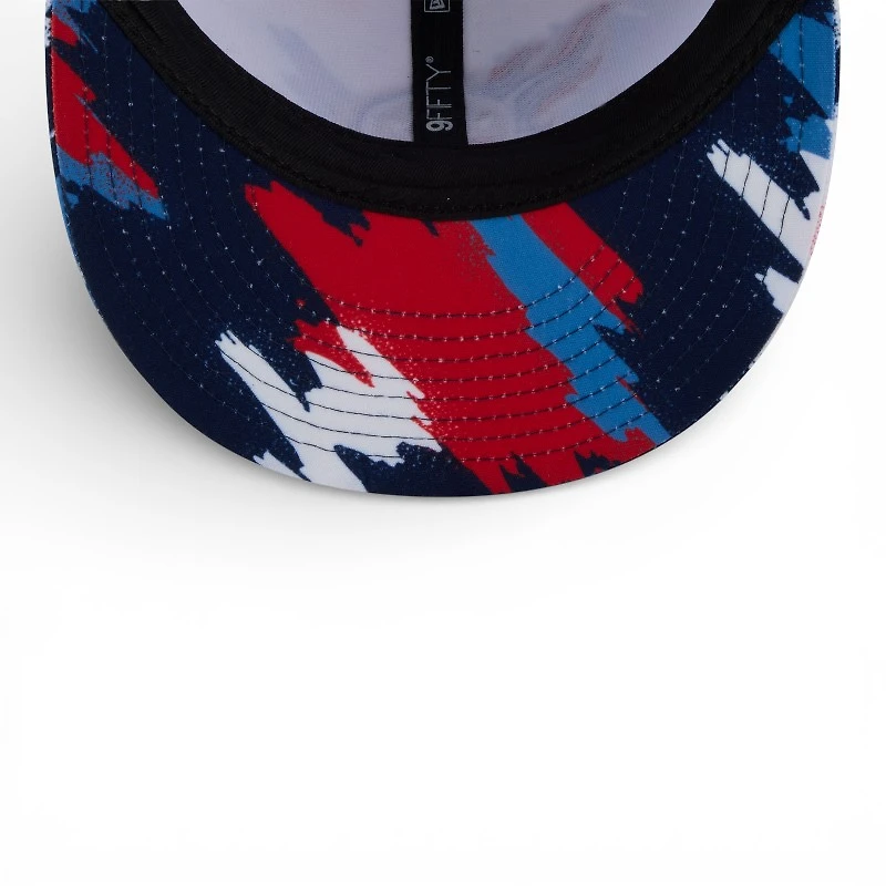 Tennessee Titans White Paint Splatter Rope New Era 9FIFTY Snapback