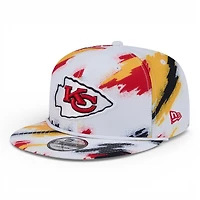 Kansas City Chiefs White Paint Splatter Rope New Era 9FIFTY Snapback