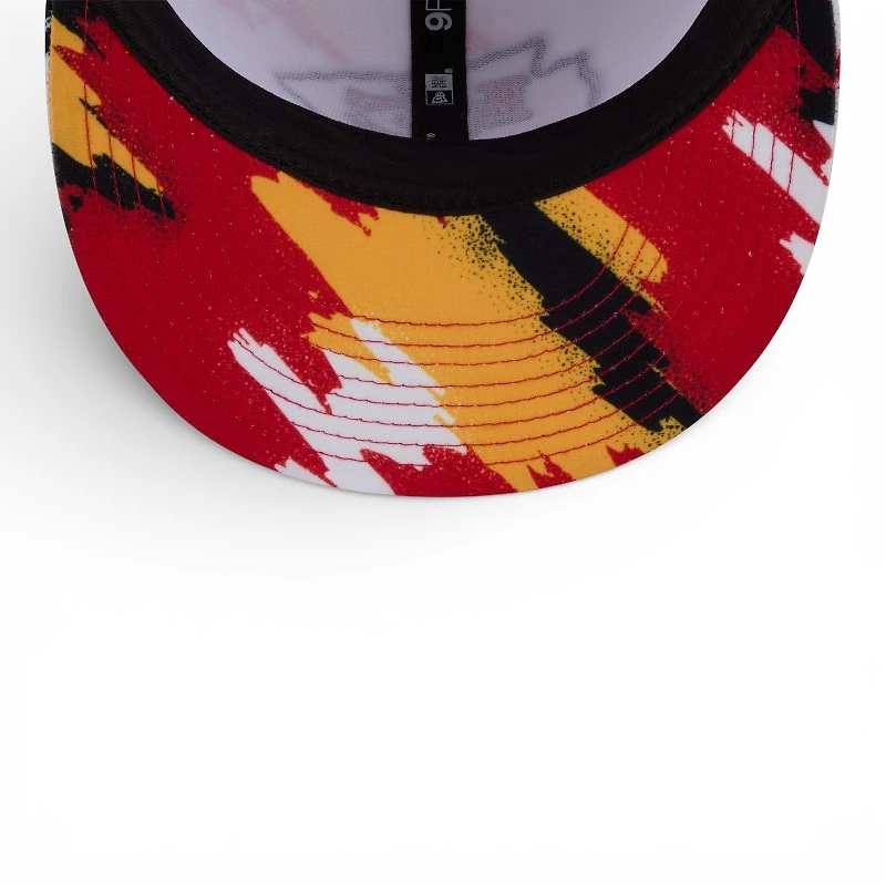 Kansas City Chiefs White Paint Splatter Rope New Era 9FIFTY Snapback
