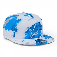 Detroit Lions White Paint Splatter Rope New Era 9FIFTY Snapback