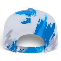 Detroit Lions White Paint Splatter Rope New Era 9FIFTY Snapback