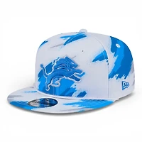 Detroit Lions White Paint Splatter Rope New Era 9FIFTY Snapback