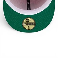 Anaheim Ducks Orange and Leather Visor NHL New Era 59FIFTY Fitted Hat