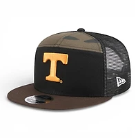 Tennessee Volunteers Camp Mesh Back Outdoor New Era 9FIFTY Split Panel Snapback Hat