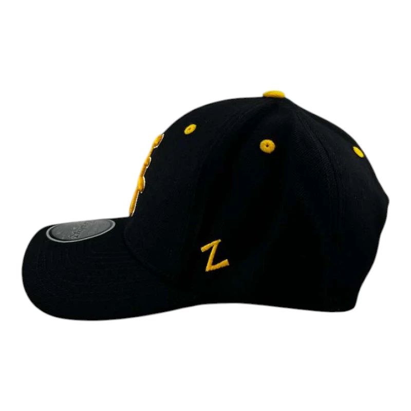 Long Beach State Black and Yellow Japanese Kanji Zephyr Snapback Hat