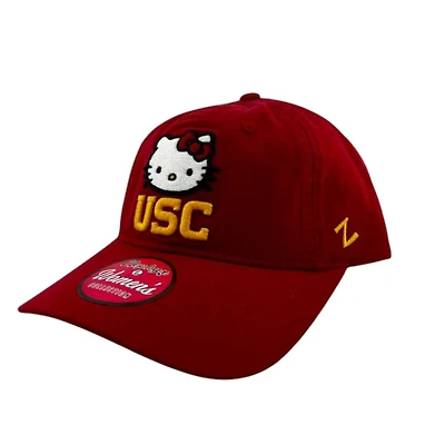 USC Trojans Cardinal Hello Kitty Zephyr Snapback Hat