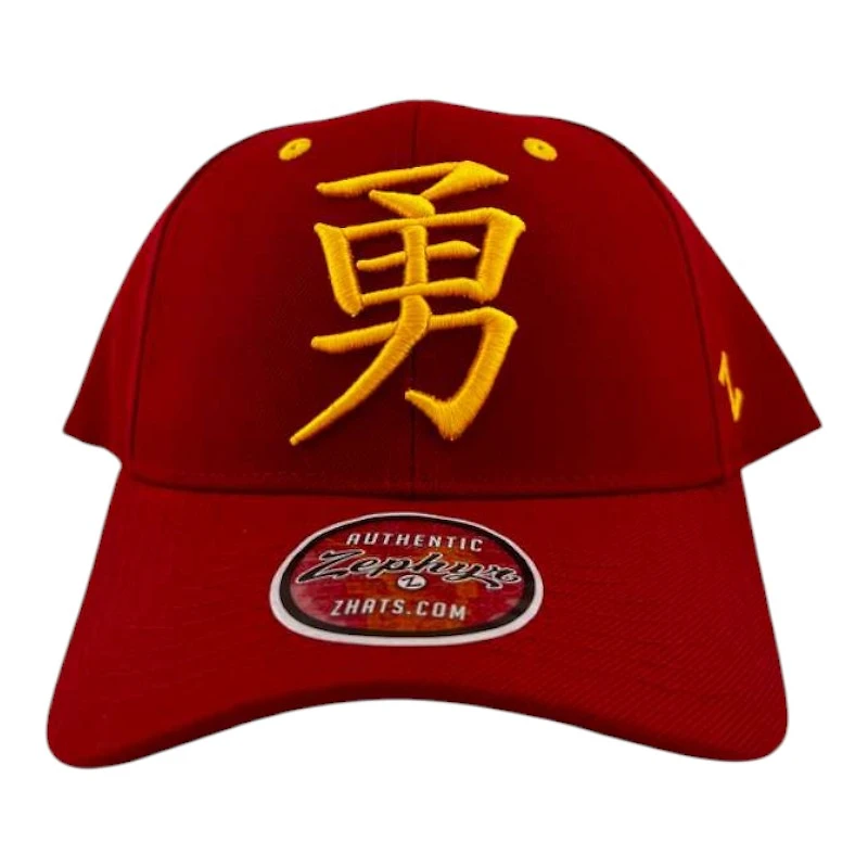 USC Trojans Cardinal Japanese Kanji Zephyr Snapback Hat