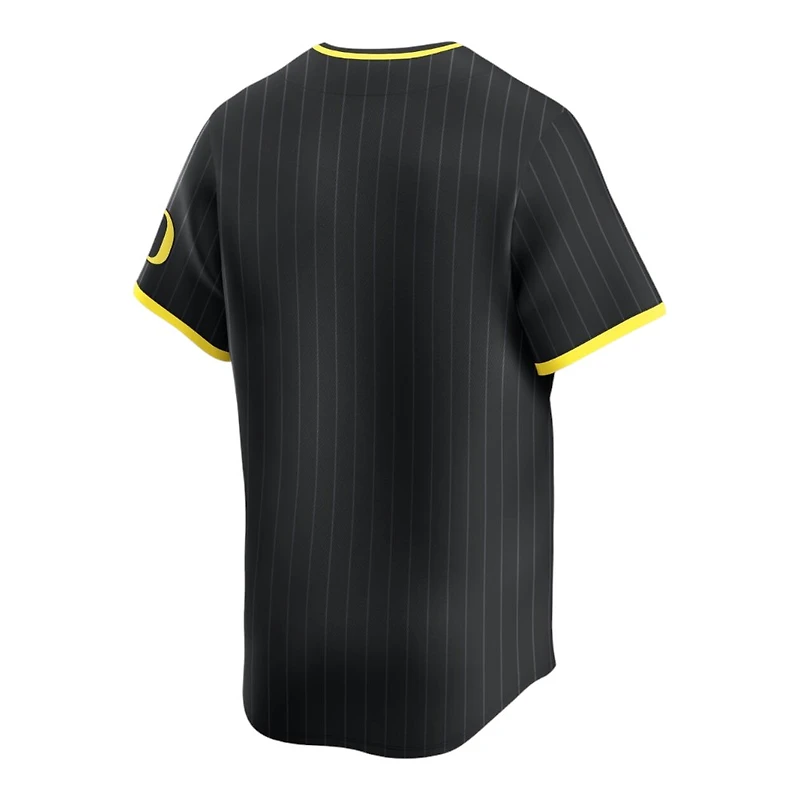 Oregon Ducks Black Pinstripe Nike Replica NCAA Baseball Jersey