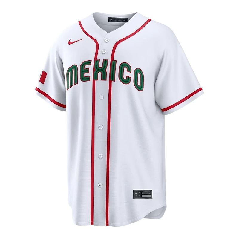 Team Mexico White 2026 World Baseball Classic WBC Replica Nike Jersey