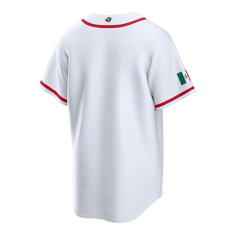 Team Mexico White 2026 World Baseball Classic WBC Replica Nike Jersey