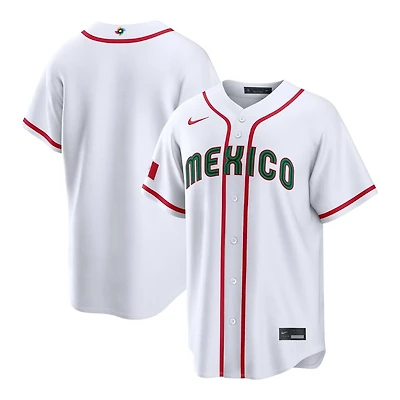 Team Mexico White 2026 World Baseball Classic WBC Replica Nike Jersey