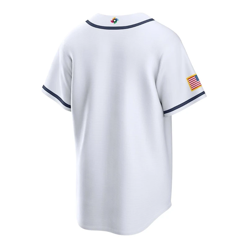 Team USA White 2026 World Baseball Classic WBC Replica Nike Jersey