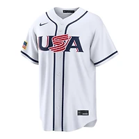 Team USA White 2026 World Baseball Classic WBC Replica Nike Jersey
