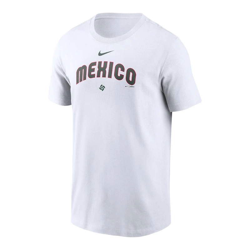Team Mexico White 2026 World Baseball Classic WBC Nike T-Shirt