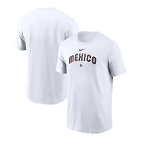 Team Mexico White 2026 World Baseball Classic WBC Nike T-Shirt