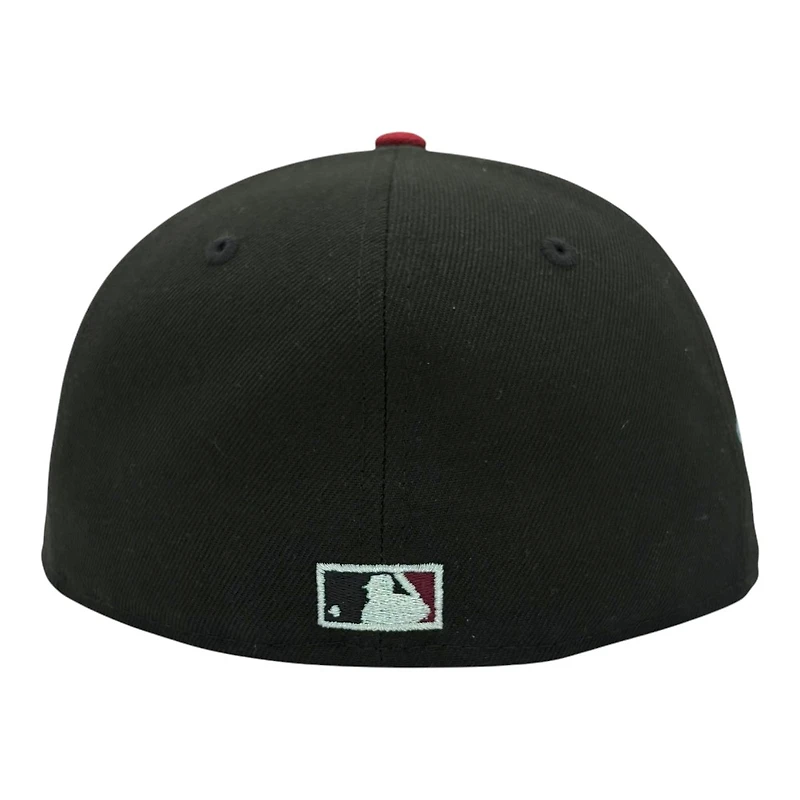 New York Yankees Black and Dark Green 1996 WS Patch Icy Blue UV Era 59FIFTY Fitted Hat