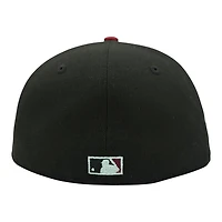 New York Yankees Black and Dark Green 1996 WS Patch Icy Blue UV Era 59FIFTY Fitted Hat