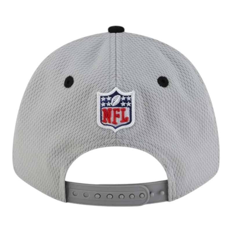 Seattle Seahawks Gray and Black 2025 NFC West Division Champions Locker Room New Era 9FORTY Adjustable Hat