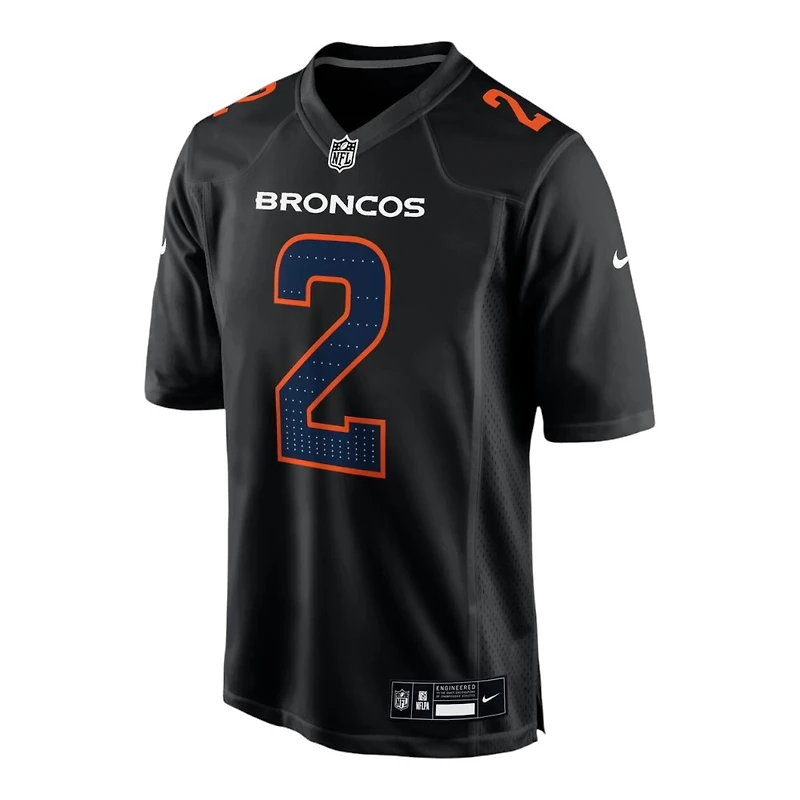 Denver Broncos Patrick Surtain II Nike Carbon Black Fashion Game Jersey