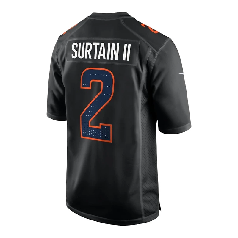 Denver Broncos Patrick Surtain II Nike Carbon Black Fashion Game Jersey