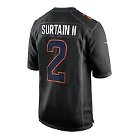 Denver Broncos Patrick Surtain II Nike Carbon Black Fashion Game Jersey