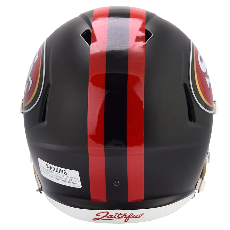 San Francisco 49ers Black Rivalries On Field Riddell Alternate Replica Speed