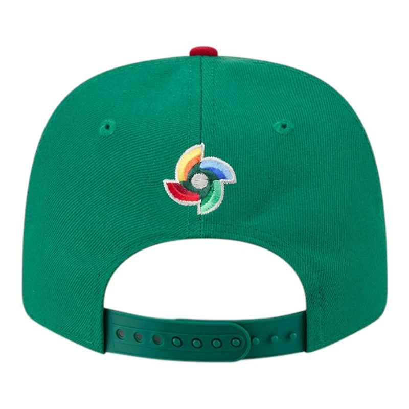 Mexico Green and Red 2026 World Baseball Classic WBC New Era 9SEVENTY Stretch Snapback Hat